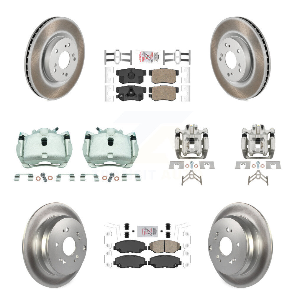 Transit Auto KCG-102640N Disc Brake Kit for 2012-2016 Honda CR-V - Front and Rear product image