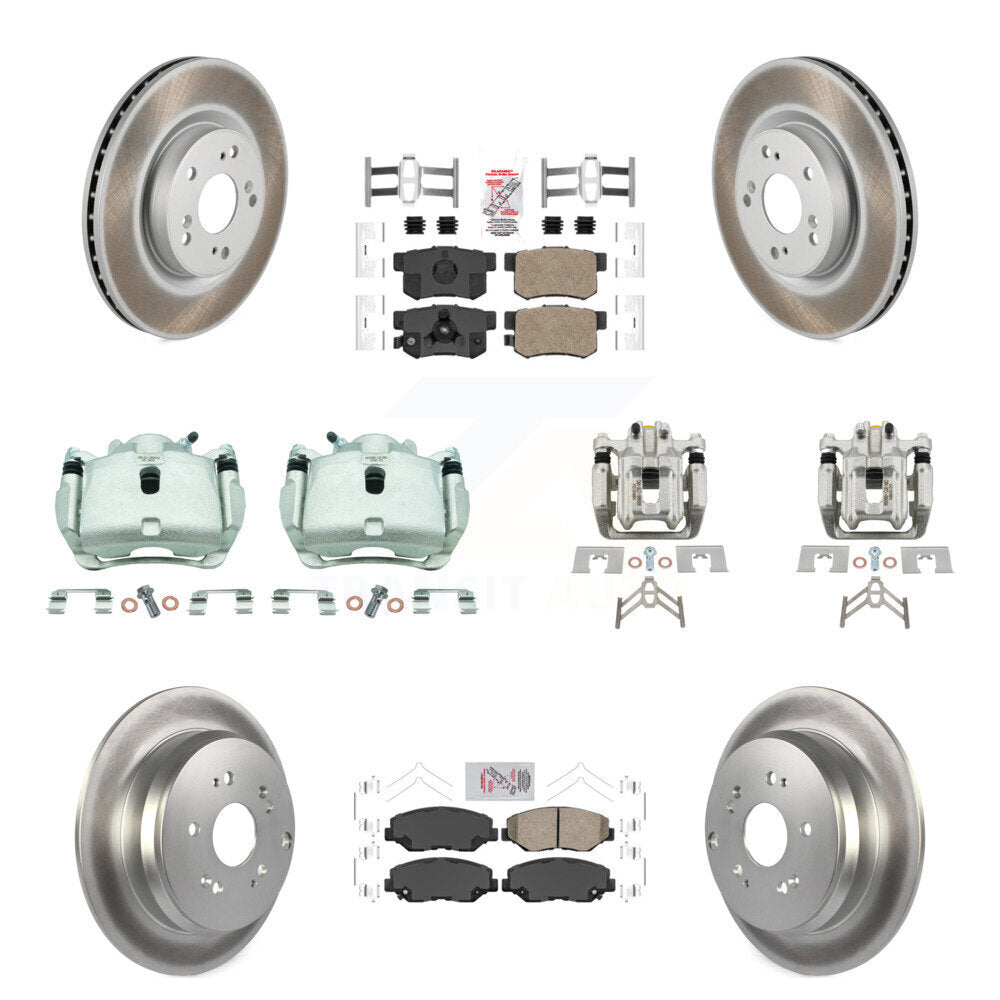Transit Auto KCG-102641N Disc Brake Kit for 2012-2016 Honda CR-V - Front and Rear product image
