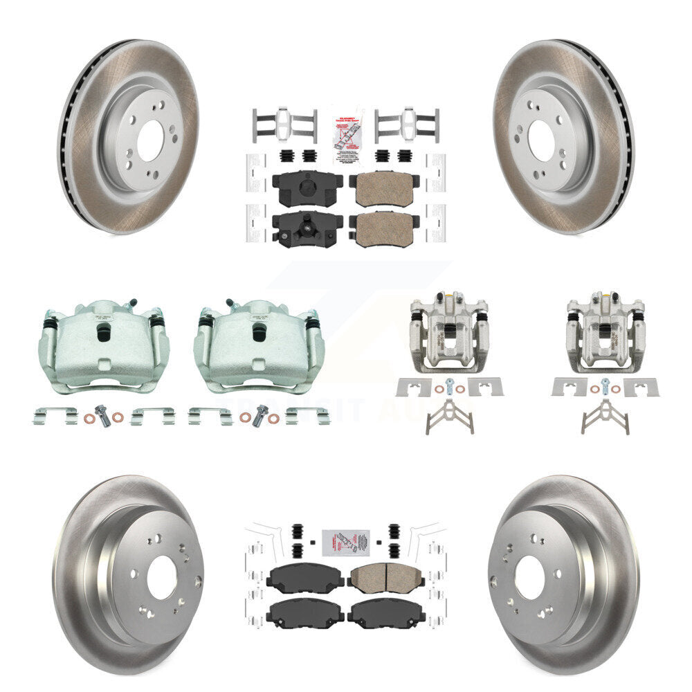Transit Auto KCG-102642N Disc Brake Kit for 2012-2016 Honda CR-V - Front and Rear product image