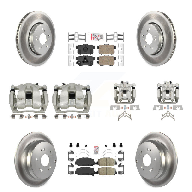 Transit Auto KCG-102644N Disc Brake Kit for 2016-2018 Acura RDX - Front and Rear product image