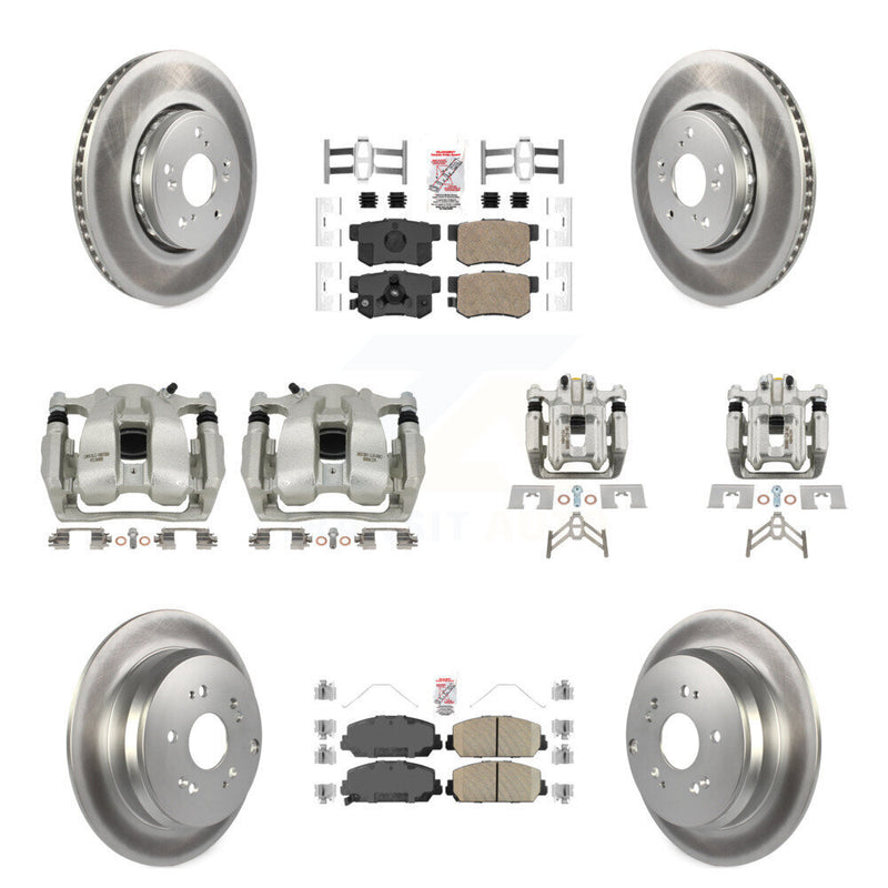 Transit Auto KCG-102645N Disc Brake Kit for 2016-2018 Acura RDX - Front and Rear product image