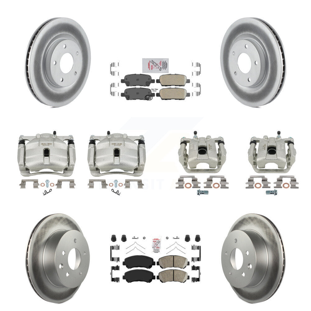 Transit Auto KCG-102647N Disc Brake Kit for 2008-2015 Nissan Rogue Select, Nissan Rogue - Front and Rear product image