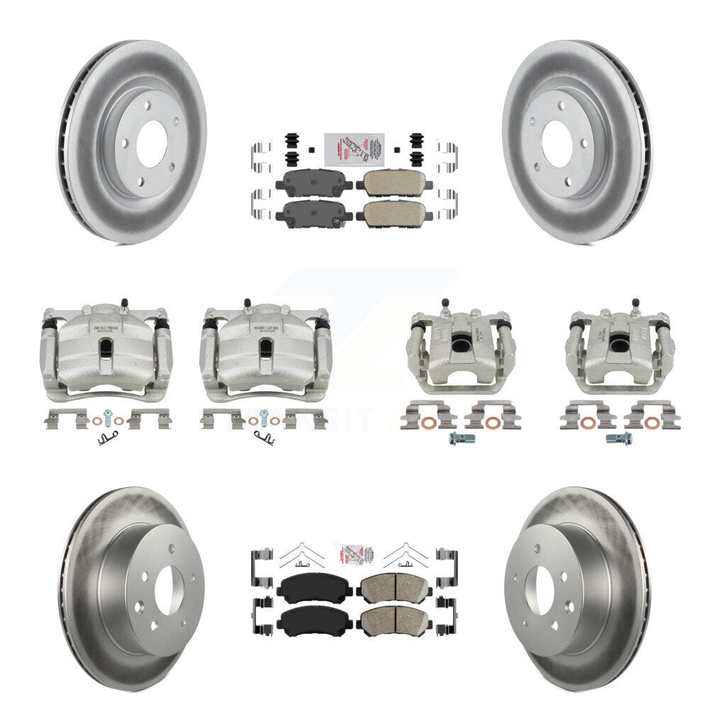 Transit Auto KCG-102650N Disc Brake Kit for 2008-2015 Nissan Rogue Select, Nissan Rogue - Front and Rear product image