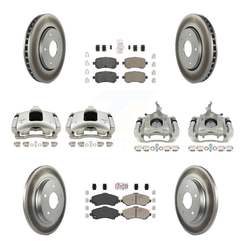 Transit Auto KCG-102651N Disc Brake Kit for 2009-2011 Dodge Journey - Front and Rear product image