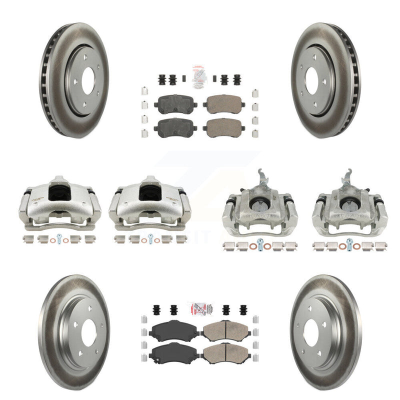 Transit Auto KCG-102651N Disc Brake Kit for 2009-2011 Dodge Journey - Front and Rear product image