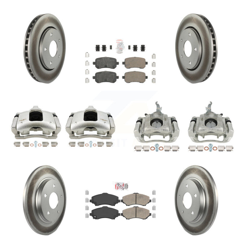 Transit Auto KCG-102652N Disc Brake Kit for 2009-2011 Dodge Journey - Front and Rear product image