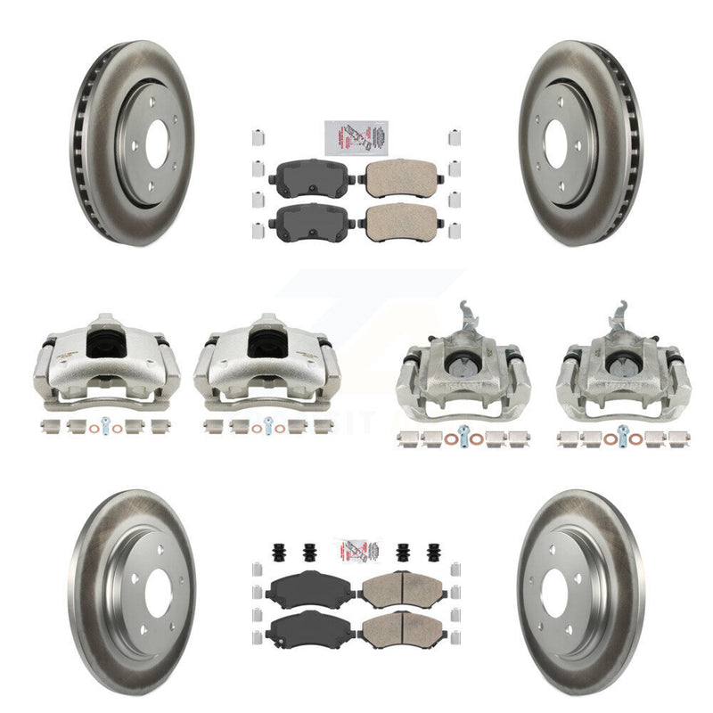 Transit Auto KCG-102653N Disc Brake Kit for 2009-2011 Dodge Journey - Front and Rear product image