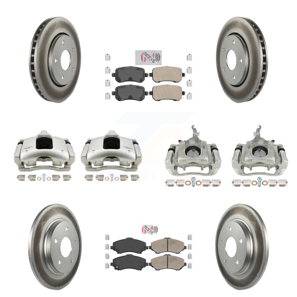 Transit Auto KCG-102654N Disc Brake Kit for 2009-2011 Dodge Journey - Front and Rear product image