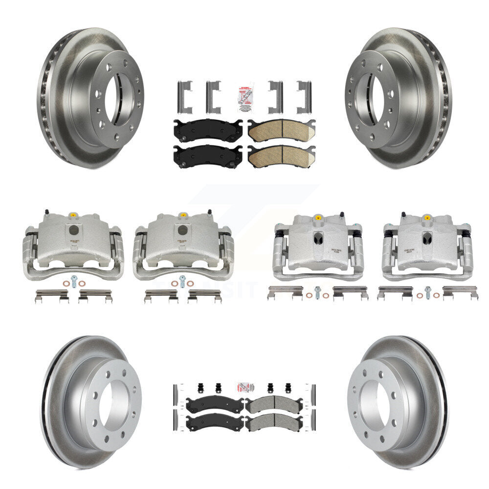 Transit Auto KCG-102655N Disc Brake Kit for 1999-2013 Chevrolet Suburban 2500, GMC Yukon XL 2500, Chevrolet Silverado 2500 HD & more - Front and Rear product image