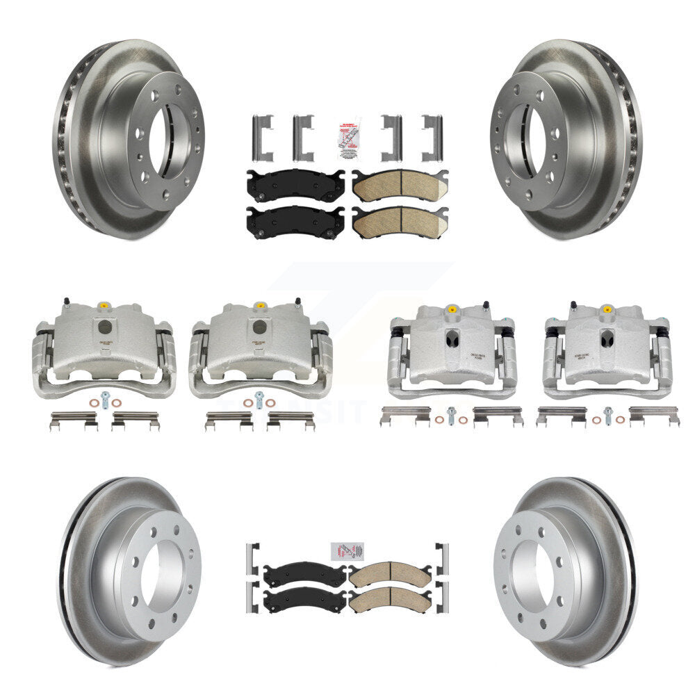 Transit Auto KCG-102656N Disc Brake Kit for 1999-2013 Chevrolet Suburban 2500, GMC Yukon XL 2500, Chevrolet Silverado 2500 HD & more - Front and Rear product image