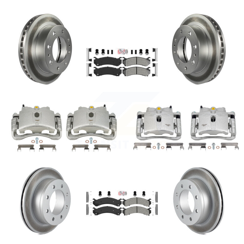 Transit Auto KCG-102658N Disc Brake Kit for 1999-2013 Chevrolet Suburban 2500, GMC Yukon XL 2500, Chevrolet Silverado 2500 HD & more - Front and Rear product image