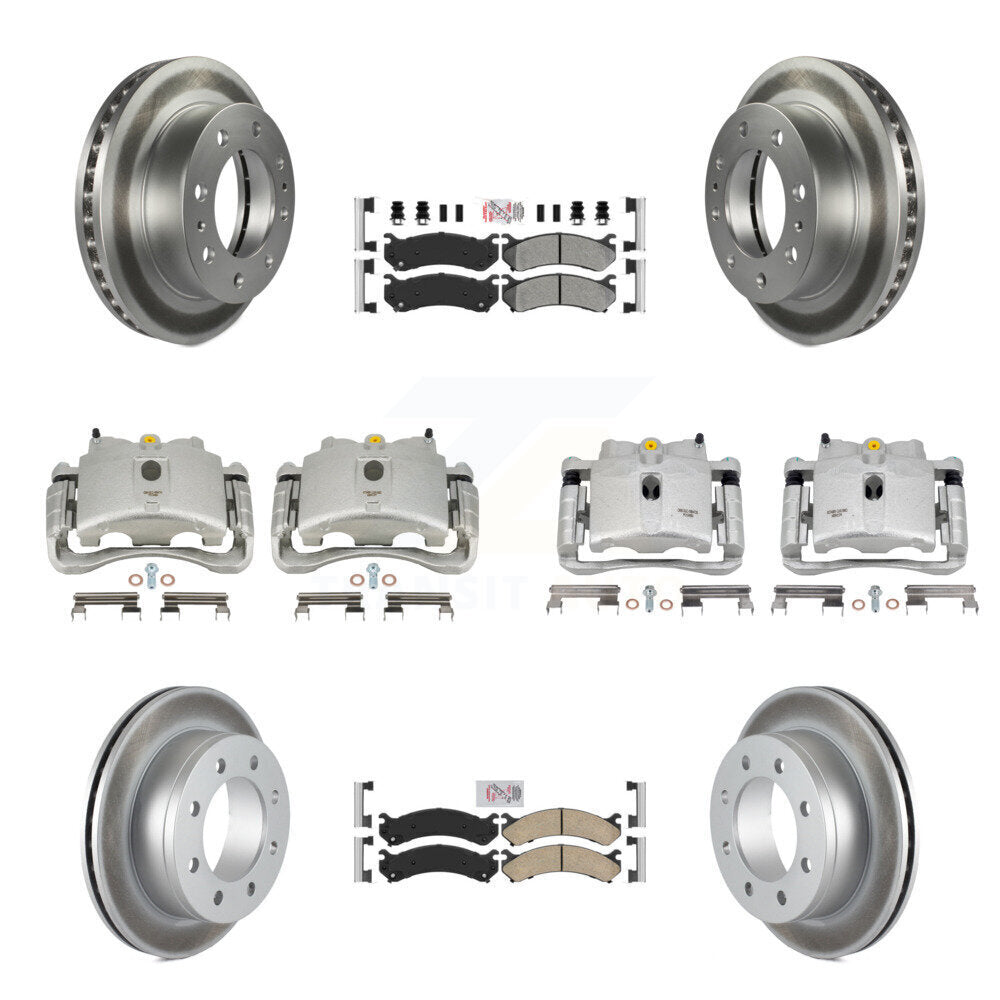 Transit Auto KCG-102659N Disc Brake Kit for 1999-2013 Chevrolet Suburban 2500, GMC Yukon XL 2500, Chevrolet Silverado 2500 HD & more - Front and Rear product image
