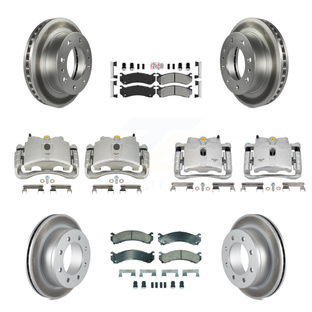 Transit Auto KCG-102660N Disc Brake Kit for 1999-2013 Chevrolet Suburban 2500, GMC Yukon XL 2500, Chevrolet Silverado 2500 HD & more - Front and Rear product image