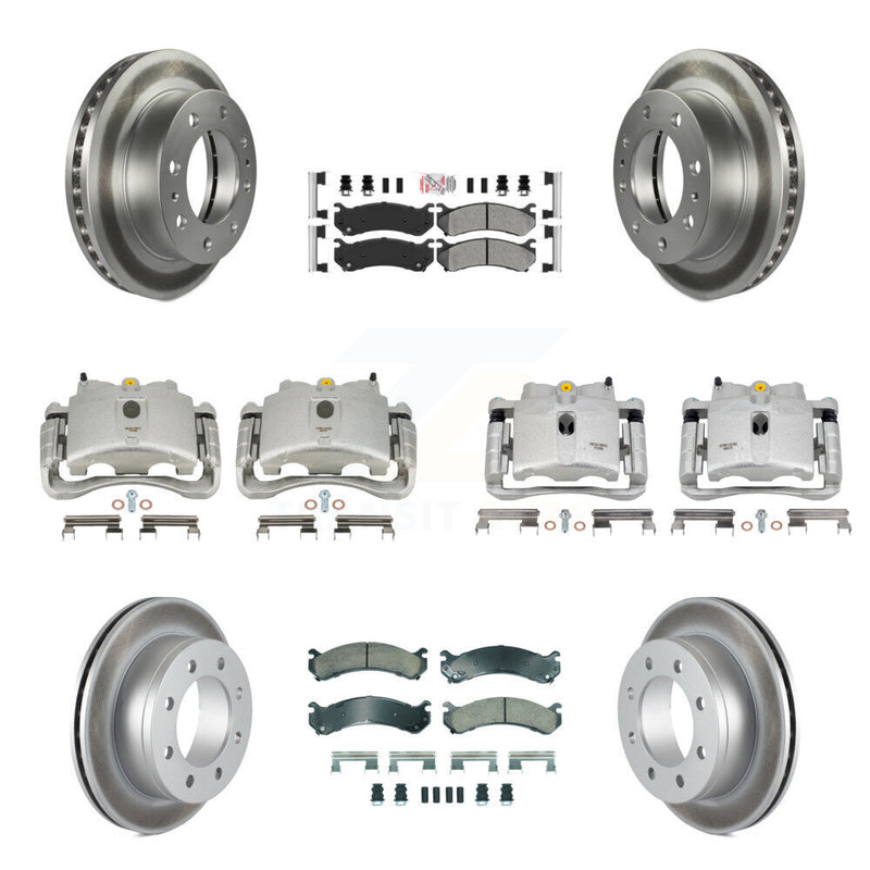 Transit Auto KCG-102660N Disc Brake Kit for 1999-2013 Chevrolet Suburban 2500, GMC Yukon XL 2500, Chevrolet Silverado 2500 HD & more - Front and Rear product image