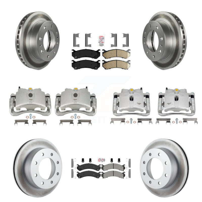 Transit Auto KCG-102661N Disc Brake Kit for 1999-2009 Chevrolet Silverado 1500 HD Classic, Chevrolet Suburban 2500, GMC Sierra 1500 HD Classic & more - Front and Rear product image