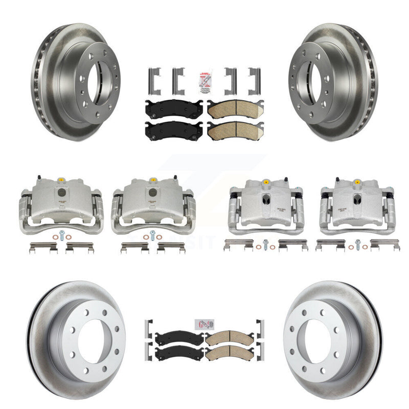 Transit Auto KCG-102662N Disc Brake Kit for 1999-2009 Chevrolet Silverado 1500 HD Classic, Chevrolet Suburban 2500, GMC Sierra 1500 HD Classic & more - Front and Rear product image