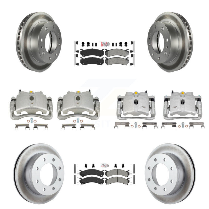 Transit Auto KCG-102664N Disc Brake Kit for 1999-2009 Chevrolet Silverado 1500 HD Classic, Chevrolet Suburban 2500, GMC Sierra 1500 HD Classic & more - Front and Rear product image