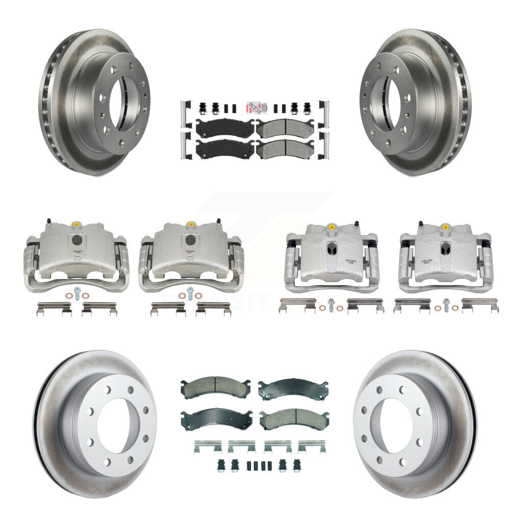 Transit Auto KCG-102666N Disc Brake Kit for 1999-2009 Chevrolet Silverado 1500 HD Classic, Chevrolet Suburban 2500, GMC Sierra 1500 HD Classic & more - Front and Rear product image