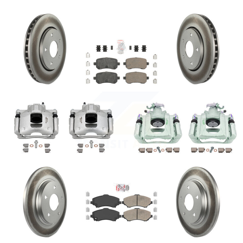 Transit Auto KCG-102674N Disc Brake Kit for 2008-2012 Ram C/V, Volkswagen Routan, Chrysler Town & Country & more - Front and Rear product image