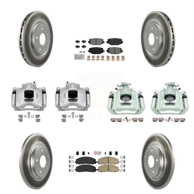 Transit Auto KCG-102679N Disc Brake Kit for 2012 Ram C/V - Front and Rear product image