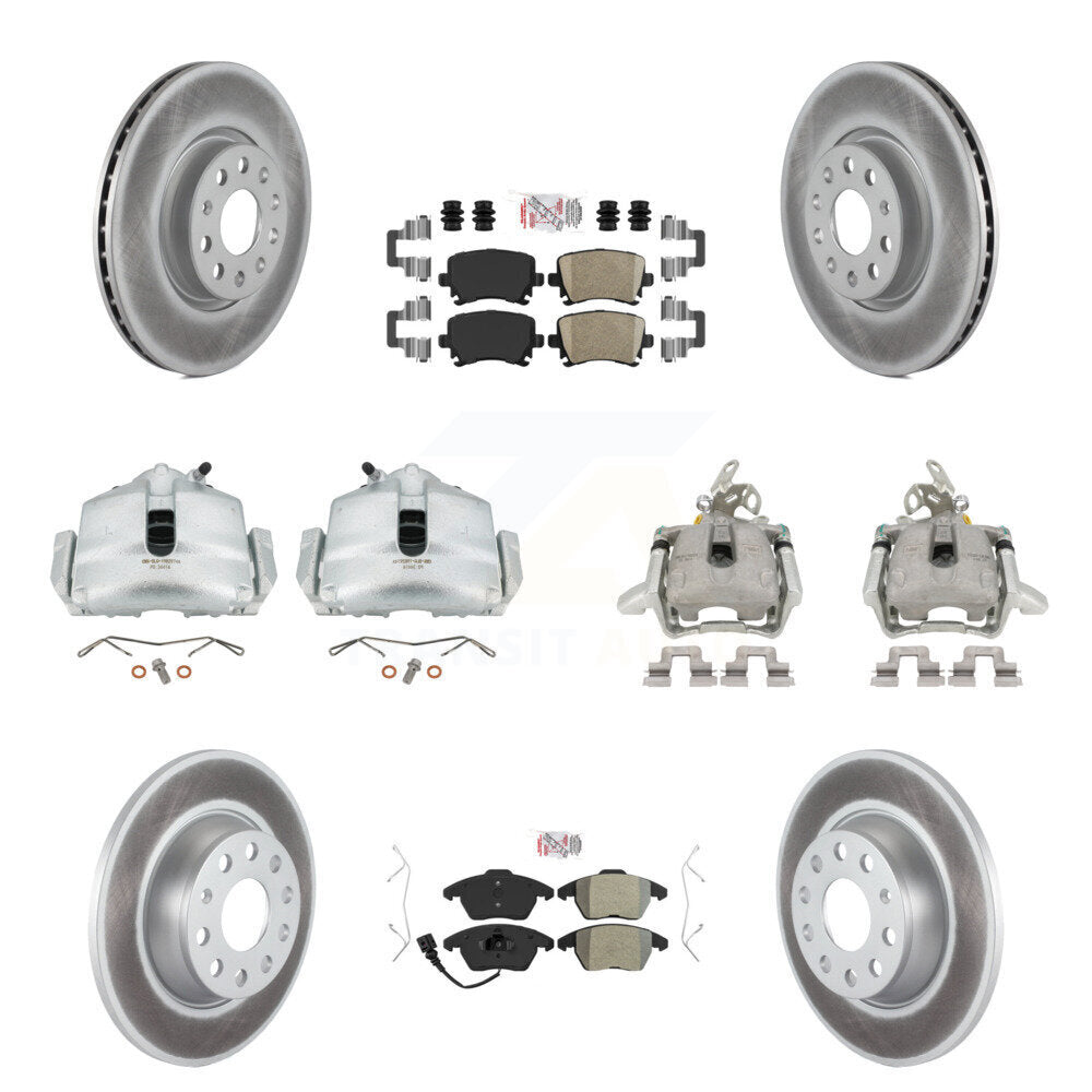 Transit Auto KCG-102694N Disc Brake Kit for 2006-2008 Volkswagen GTI - Front and Rear product image