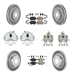 Transit Auto KCG-102695N Disc Brake Kit for 2006-2008 Volkswagen GTI - Front and Rear product image