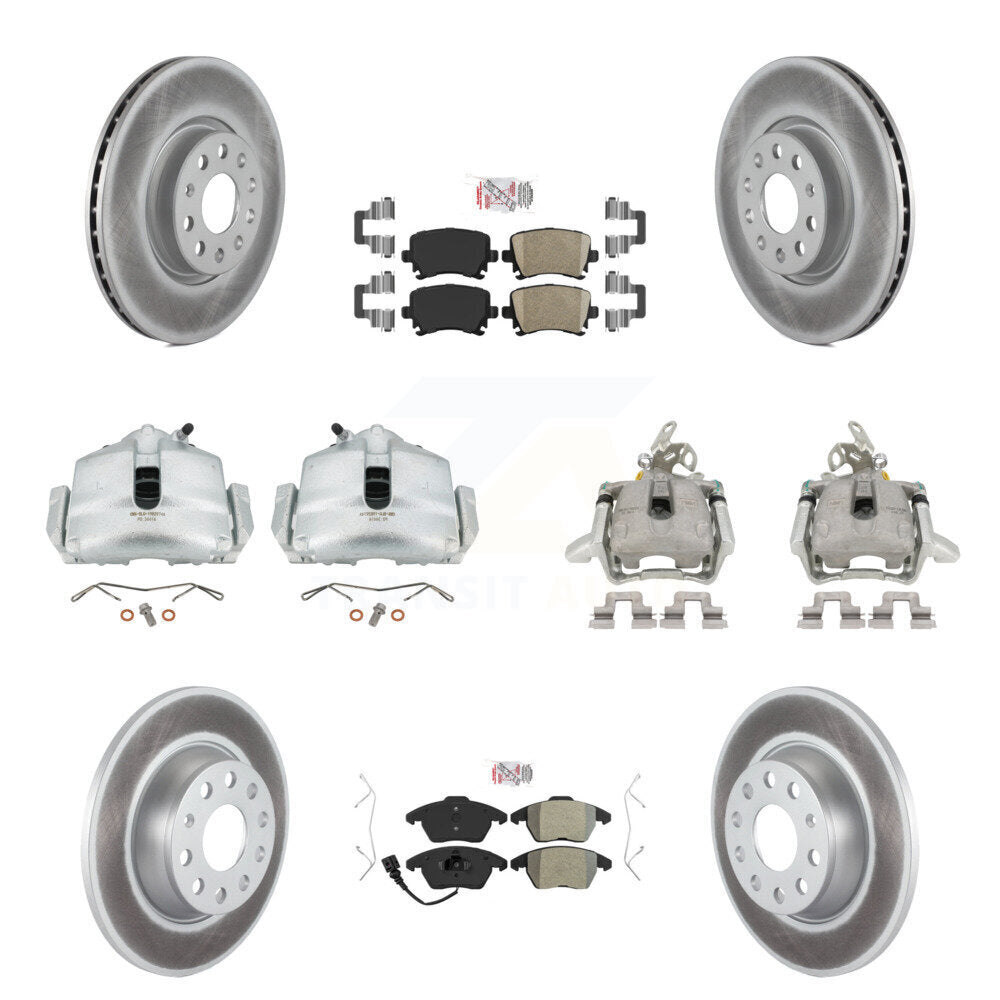 Transit Auto KCG-102696N Disc Brake Kit for 2006-2008 Volkswagen GTI - Front and Rear product image