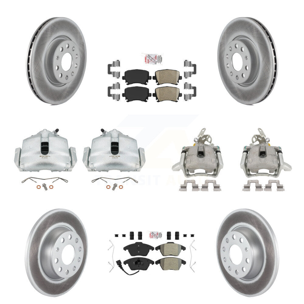Transit Auto KCG-102697N Disc Brake Kit for 2006-2008 Volkswagen GTI - Front and Rear product image