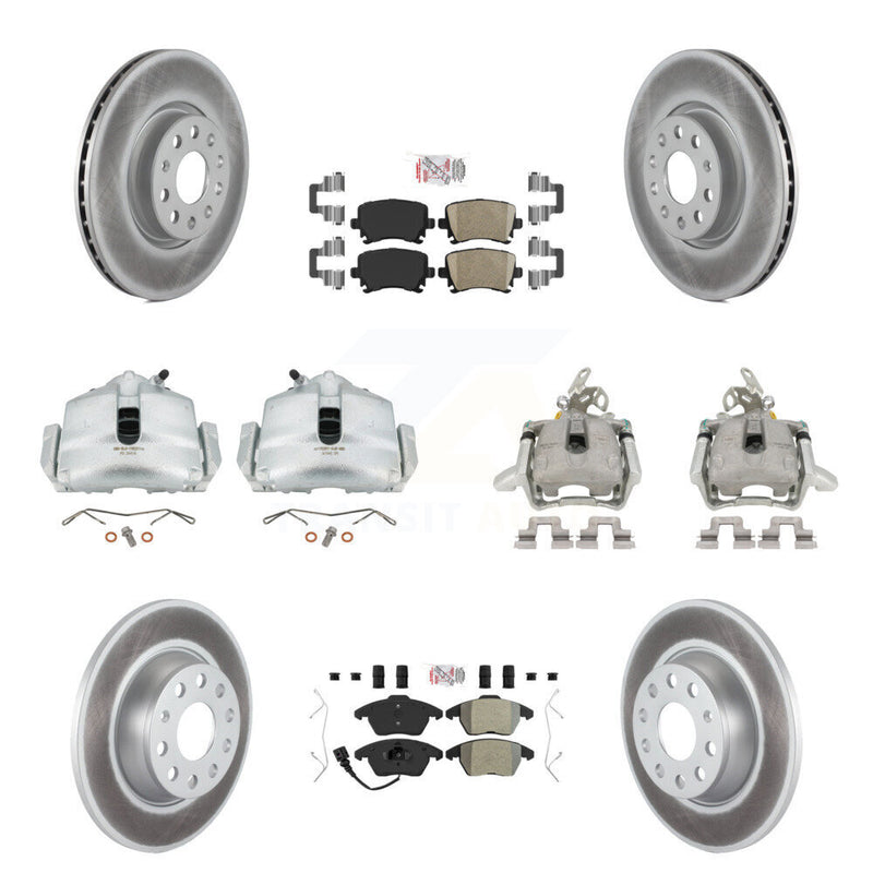 Transit Auto KCG-102697N Disc Brake Kit for 2006-2008 Volkswagen GTI - Front and Rear product image