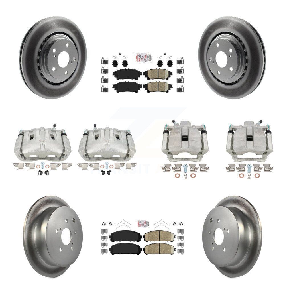Transit Auto KCG-102711N Disc Brake Kit for 2013-2020 Toyota Highlander, Lexus RX350, Toyota Sienna - Front and Rear product image