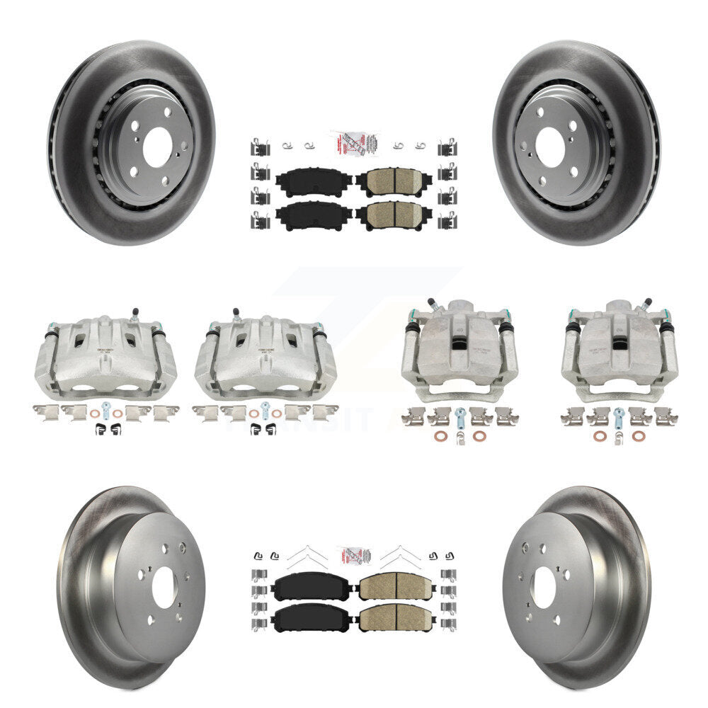 Transit Auto KCG-102713N Disc Brake Kit for 2013-2020 Toyota Highlander, Lexus RX350, Toyota Sienna - Front and Rear product image