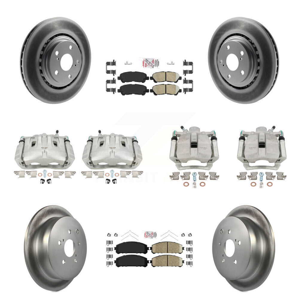 Transit Auto KCG-102715N Disc Brake Kit for 2014 Toyota Highlander - Front and Rear product image