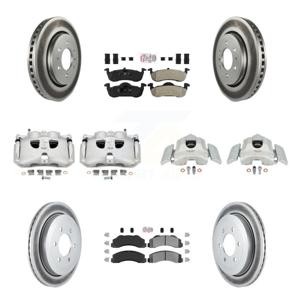 Transit Auto KCG-102716N Disc Brake Kit for 2010-2017 Ford Expedition, Lincoln Navigator - Front and Rear product image