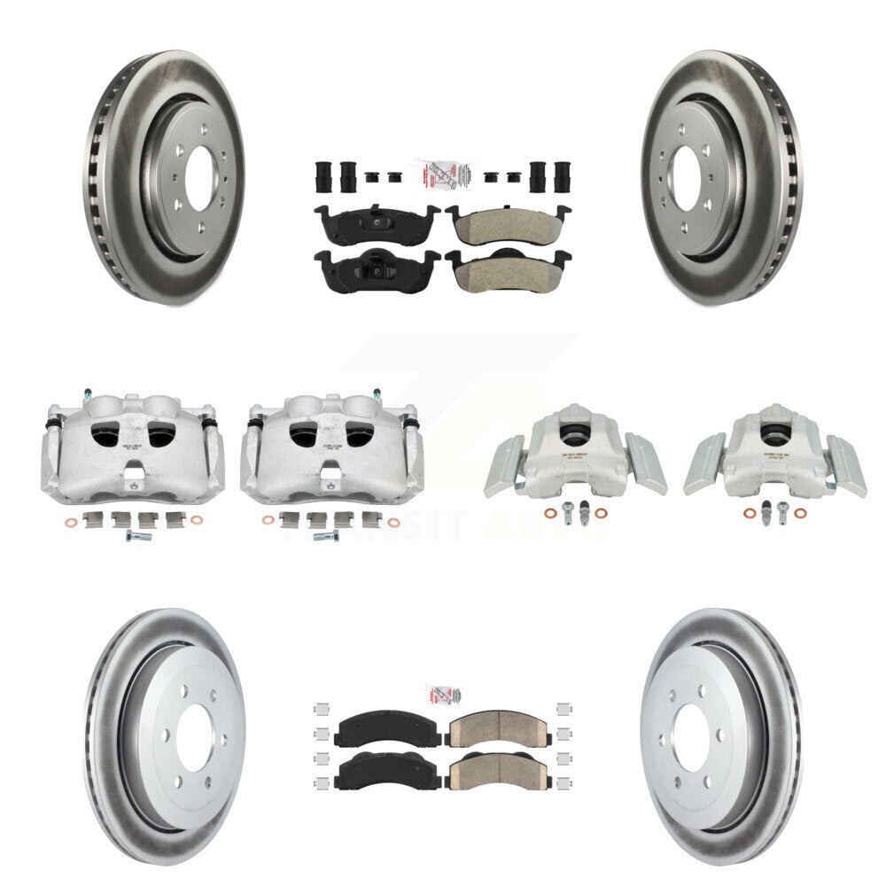 Transit Auto KCG-102717N Disc Brake Kit for 2010-2017 Ford Expedition, Lincoln Navigator - Front and Rear product image