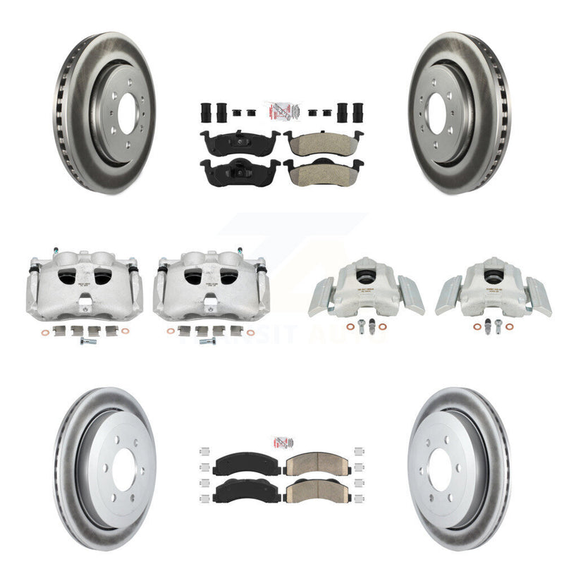 Transit Auto KCG-102717N Disc Brake Kit for 2010-2017 Ford Expedition, Lincoln Navigator - Front and Rear product image
