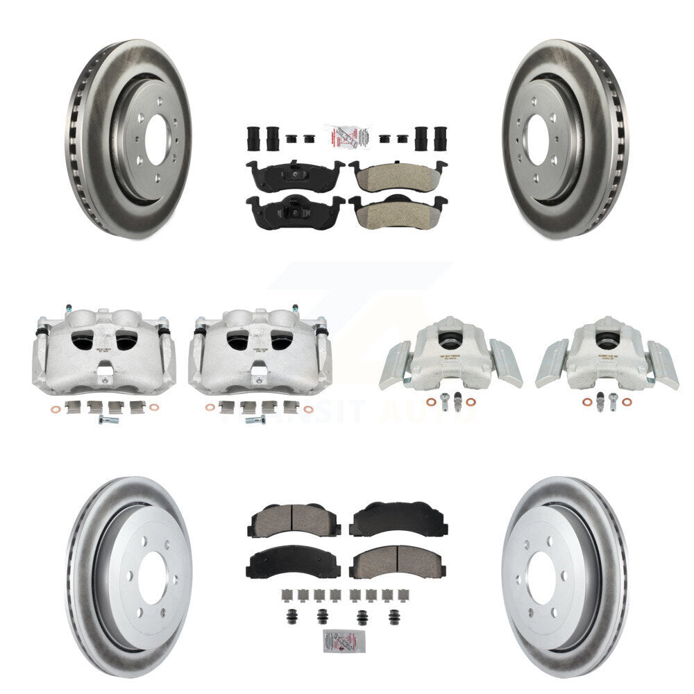 Transit Auto KCG-102718N Disc Brake Kit for 2010-2017 Ford Expedition, Lincoln Navigator - Front and Rear product image