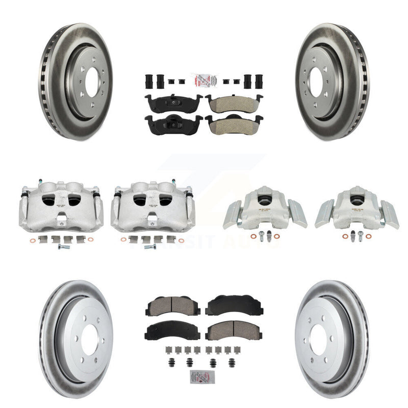 Transit Auto KCG-102718N Disc Brake Kit for 2010-2017 Ford Expedition, Lincoln Navigator - Front and Rear product image