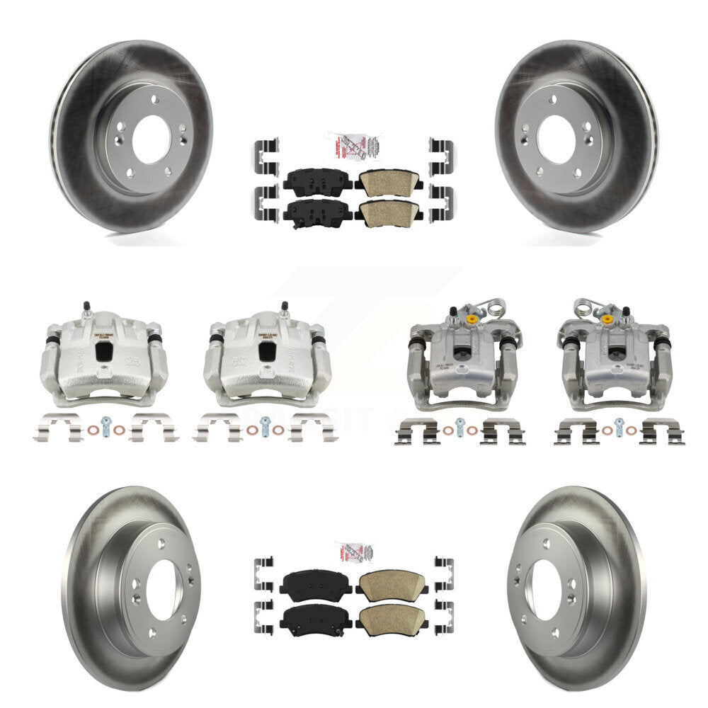 Transit Auto KCG-102720N Disc Brake Kit for 2011-2012 Hyundai Elantra - Front and Rear product image