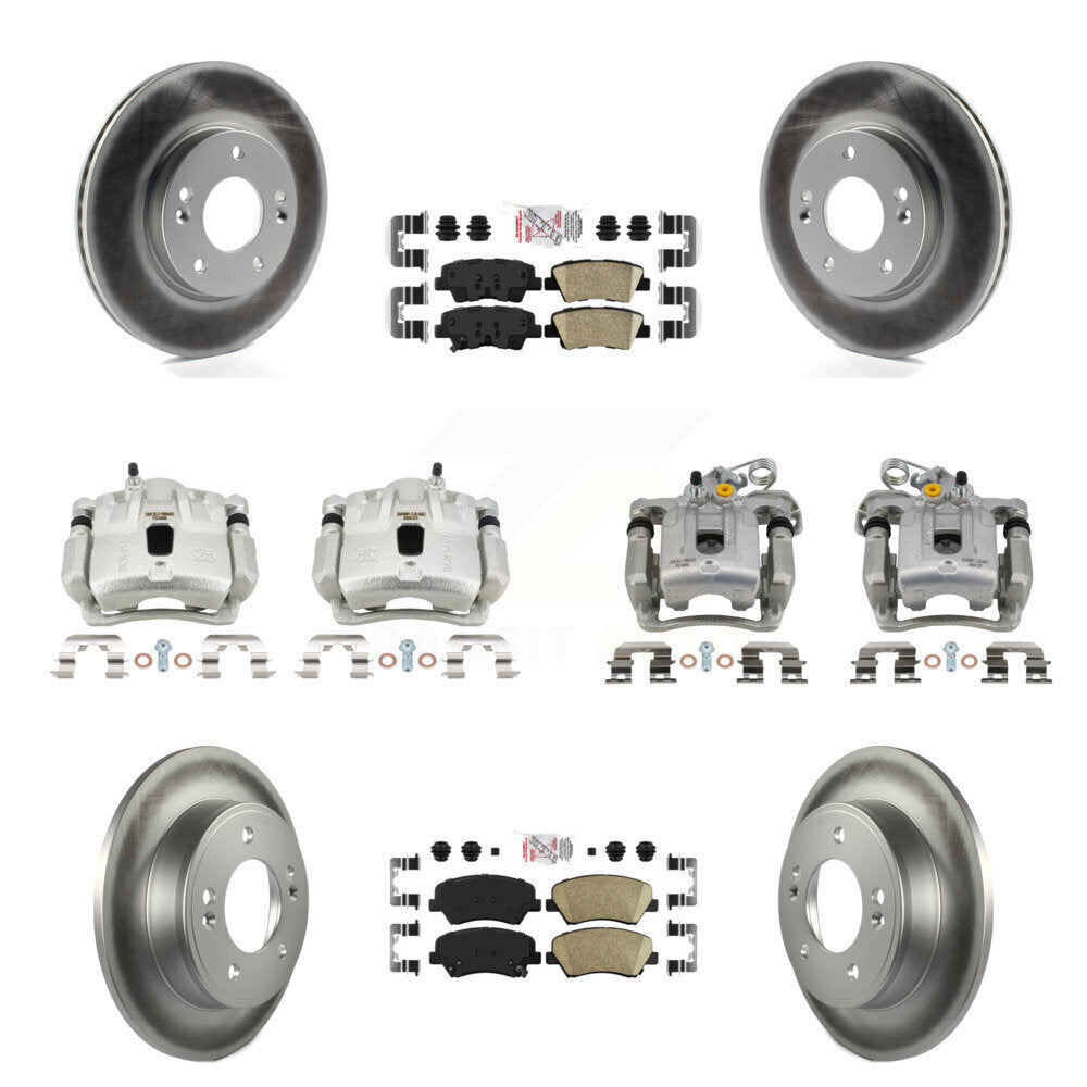 Transit Auto KCG-102721N Disc Brake Kit for 2011-2012 Hyundai Elantra - Front and Rear product image