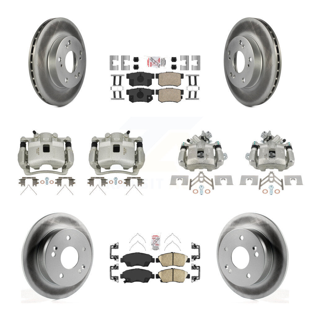 Transit Auto KCG-102724N Disc Brake Kit for 2002-2006 Honda Civic, Acura RSX - Front and Rear product image