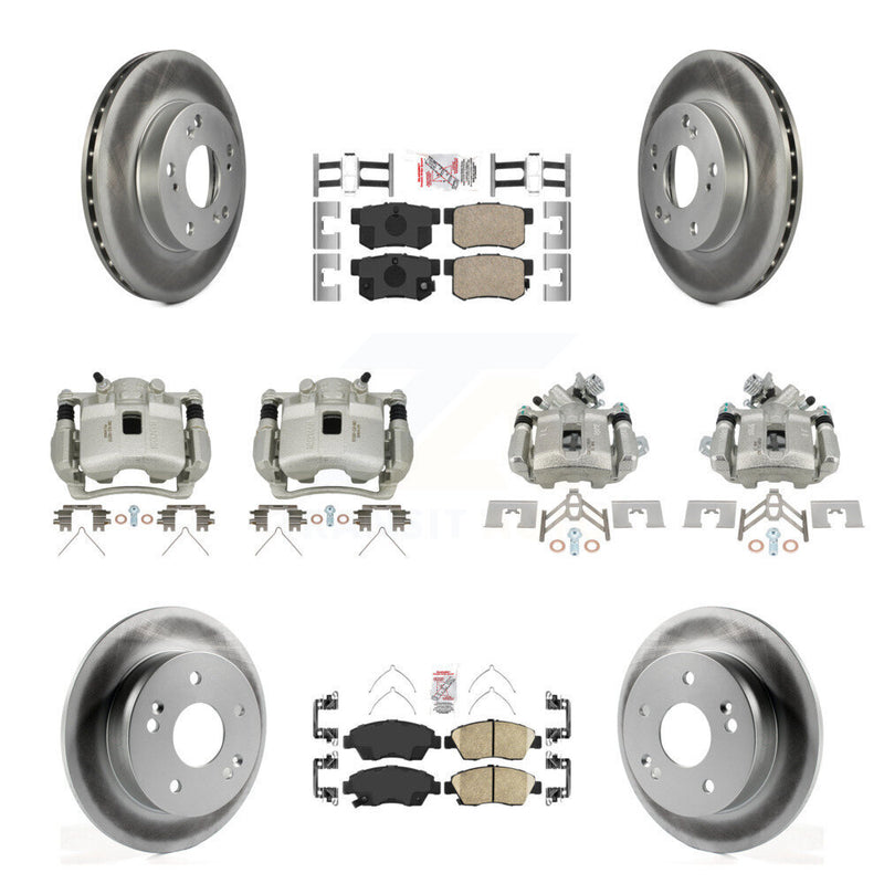 Transit Auto KCG-102726N Disc Brake Kit for 2002-2006 Honda Civic, Acura RSX - Front and Rear product image