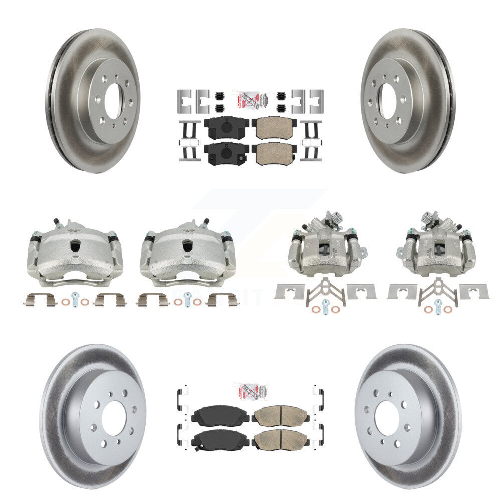 Transit Auto KCG-102727N Disc Brake Kit for 2002-2003 Honda Civic - Front and Rear product image