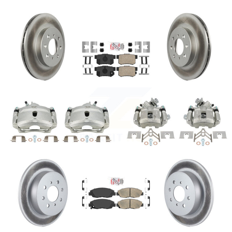 Transit Auto KCG-102727N Disc Brake Kit for 2002-2003 Honda Civic - Front and Rear product image