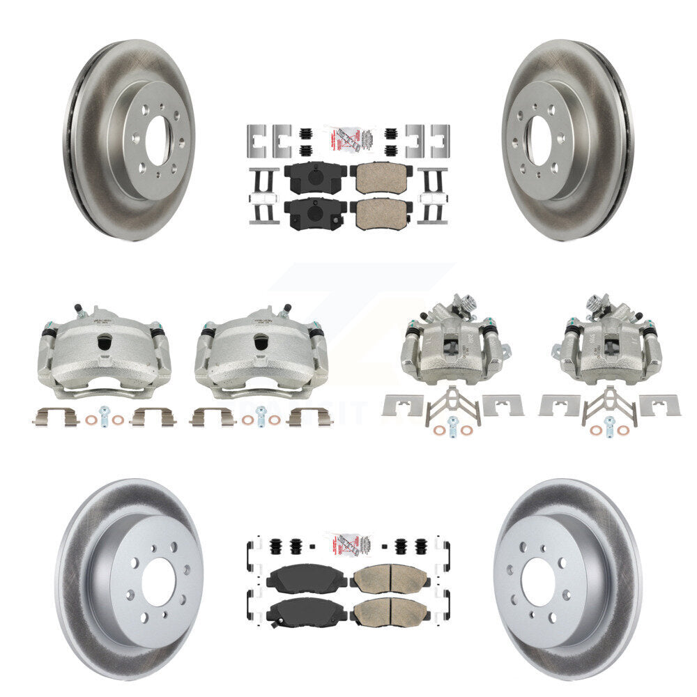 Transit Auto KCG-102728N Disc Brake Kit for 2002-2003 Honda Civic - Front and Rear product image