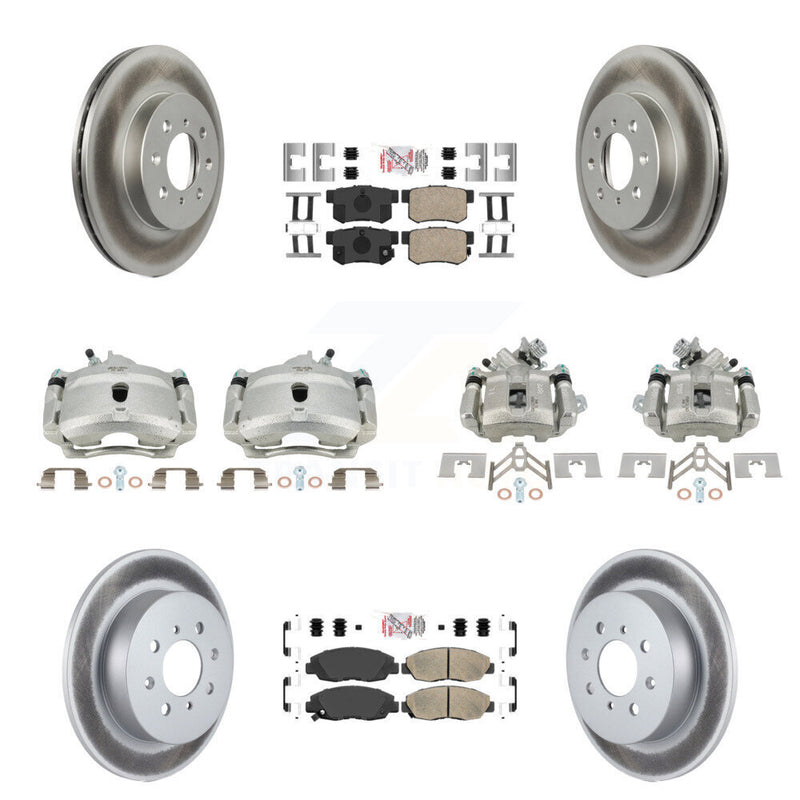 Transit Auto KCG-102728N Disc Brake Kit for 2002-2003 Honda Civic - Front and Rear product image