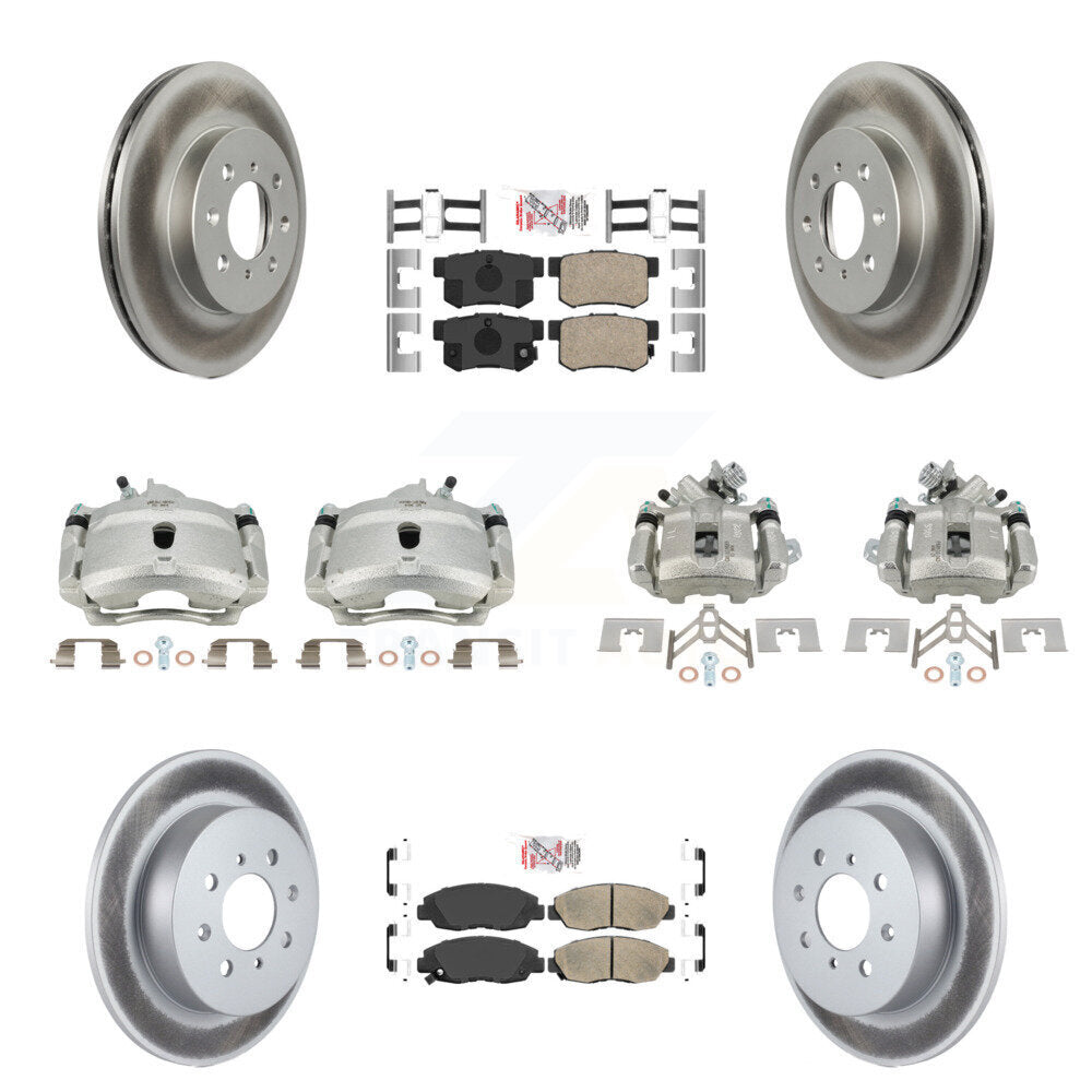 Transit Auto KCG-102729N Disc Brake Kit for 2002-2003 Honda Civic - Front and Rear product image