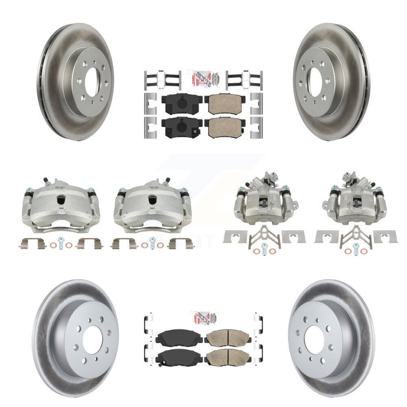 Transit Auto KCG-102729N Disc Brake Kit for 2002-2003 Honda Civic - Front and Rear product image