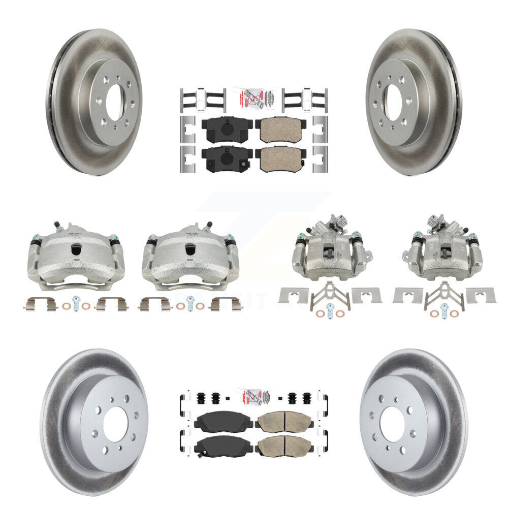 Transit Auto KCG-102730N Disc Brake Kit for 2002-2003 Honda Civic - Front and Rear product image