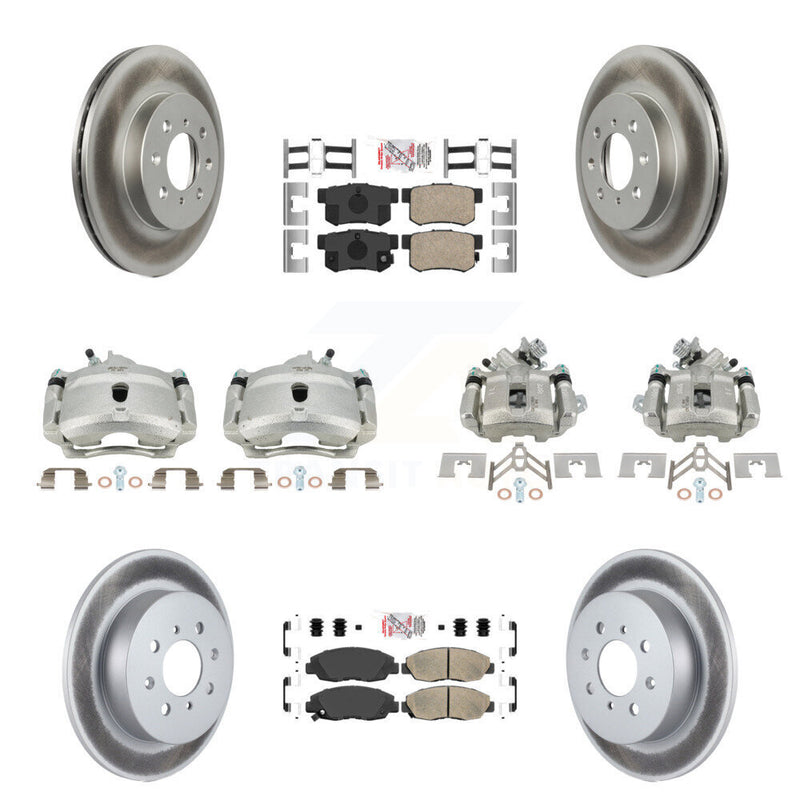 Transit Auto KCG-102730N Disc Brake Kit for 2002-2003 Honda Civic - Front and Rear product image