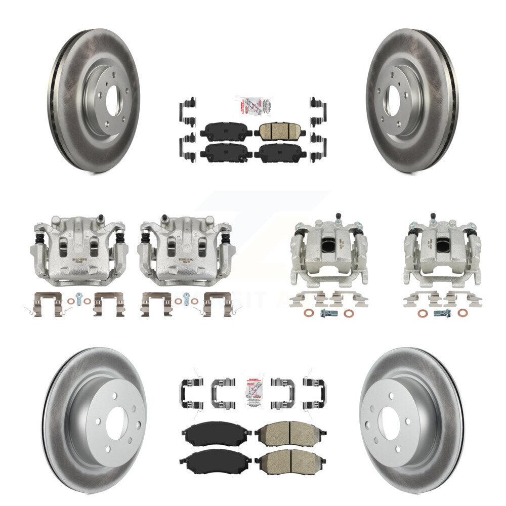 Transit Auto KCG-102733N Disc Brake Kit for 2008-2012 INFINITI EX35 - Front and Rear product image